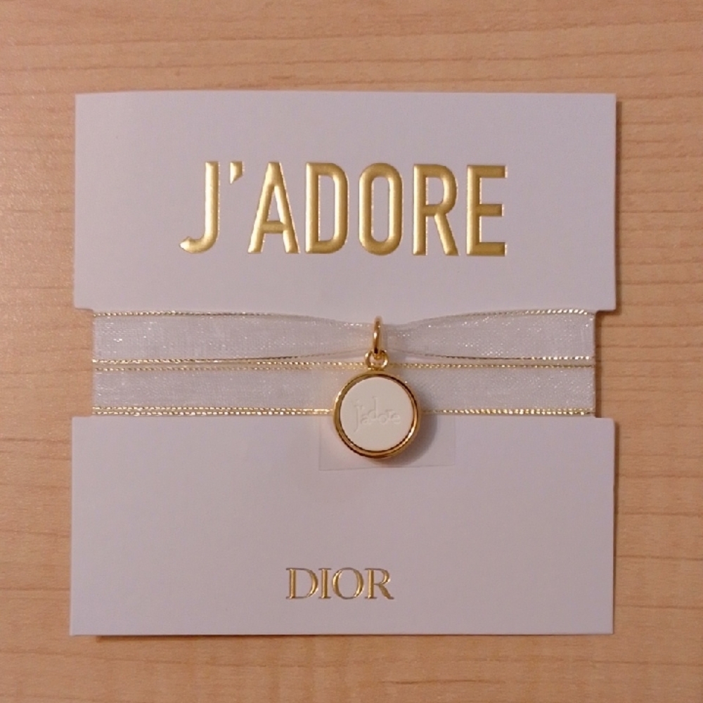 Dio J'adore Gold Necklace Pendant Perfumable Diffuser Charm